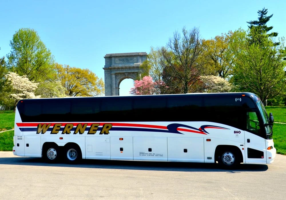 Werner Coach at Valley Forge arch